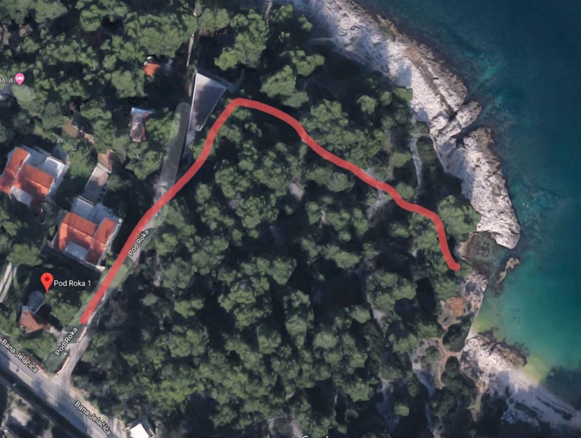 Beach House Black Olive Villa Slatine Kültér fotó